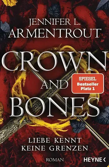 Ein Buch mit dem Titel „Crown and Bones“ von Jennifer L. Armentrout