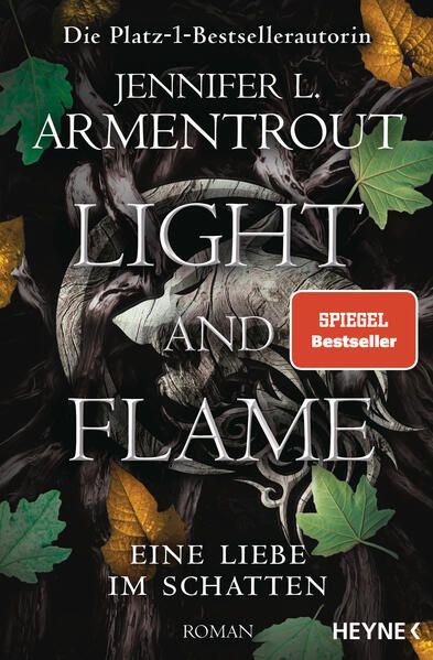 Ein Buch mit dem Titel „Licht und Flamme“ von Jennifer L. Armentrout