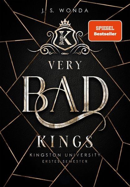 Ein Buch mit dem Titel „Very Bad Kings“ von J.S. Wonda
