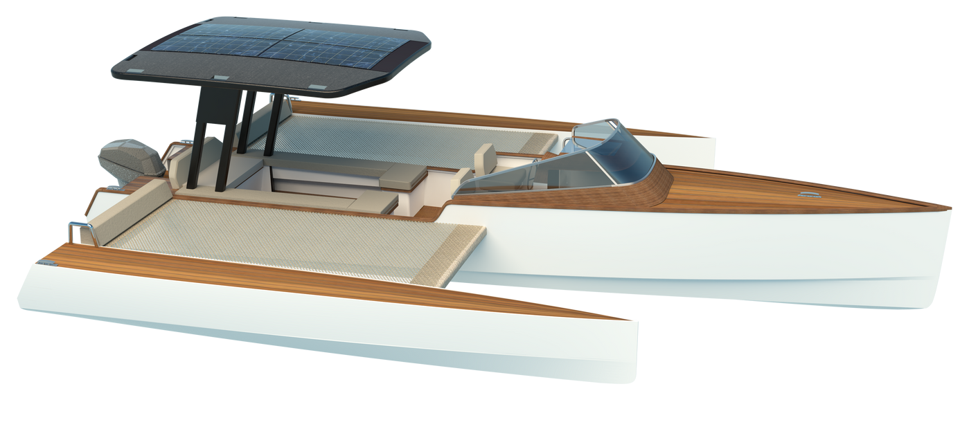 Orphie 39 from NovaLuxe Electric Catamaran