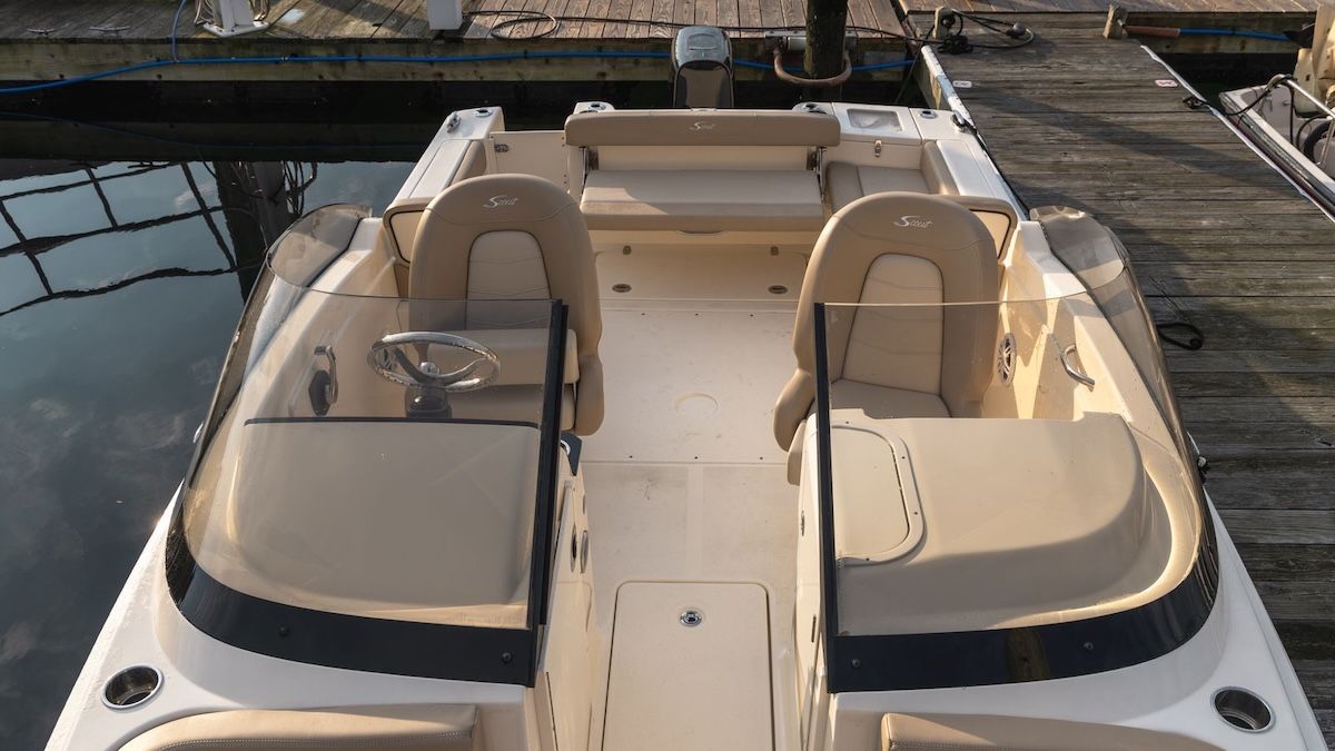 Ingenity; boat with riders in the bow 