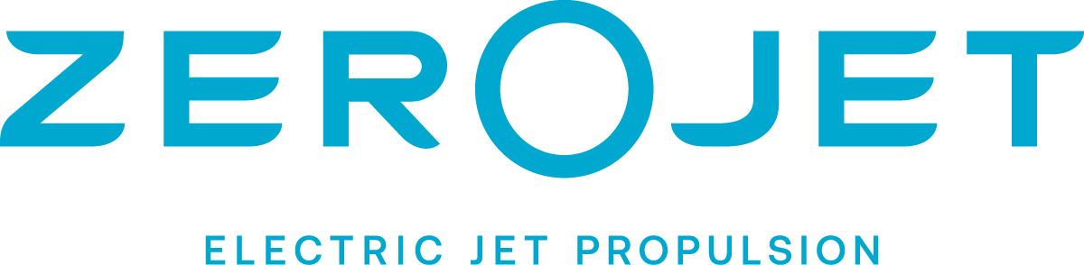 Zero Jet electric powertrain jet system logo blue