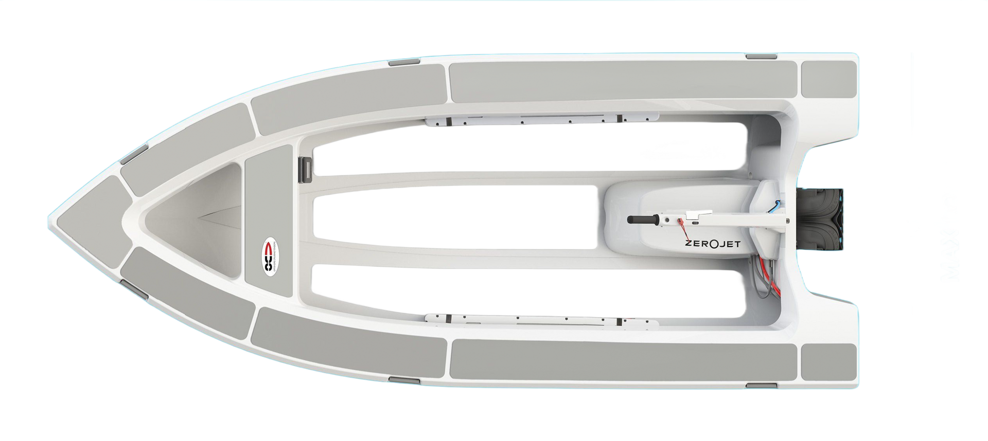 Render of X-wing catamaran hybrid 