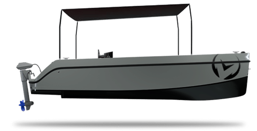 A black and white photo of a boat with a canopy on top of it. A black and white photo of a boat with a canopy on top of it.