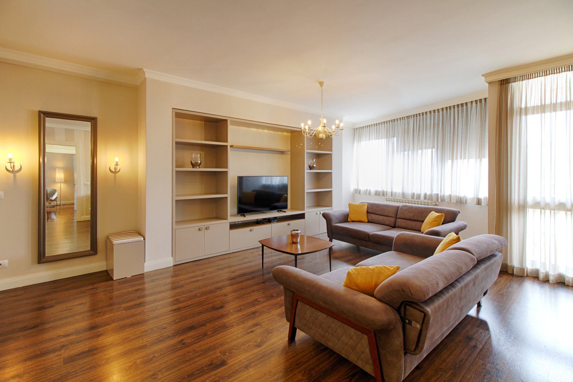two bedrooms apartments with sofa bed at Nobis complex