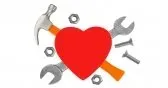 Heart With Hammer And Tools Heart With Hammer And Tools