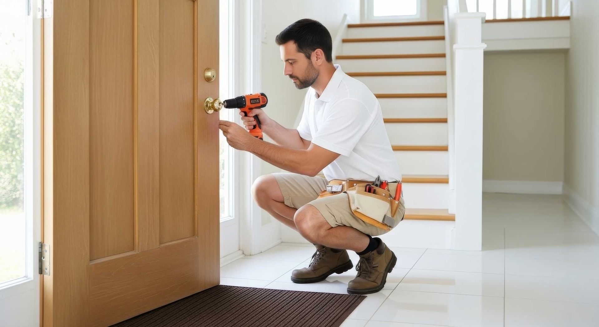 Expert Door Repair and Adjustment by Handyman in Gailes