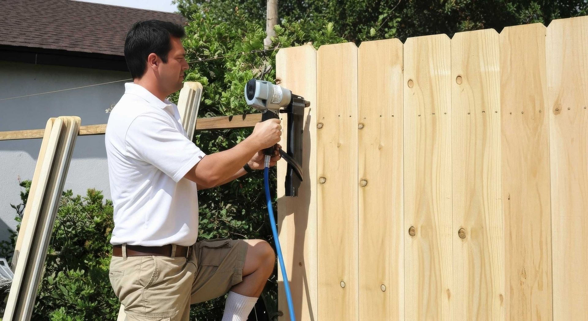 Fence Repair by Handyman in Collingwood Park