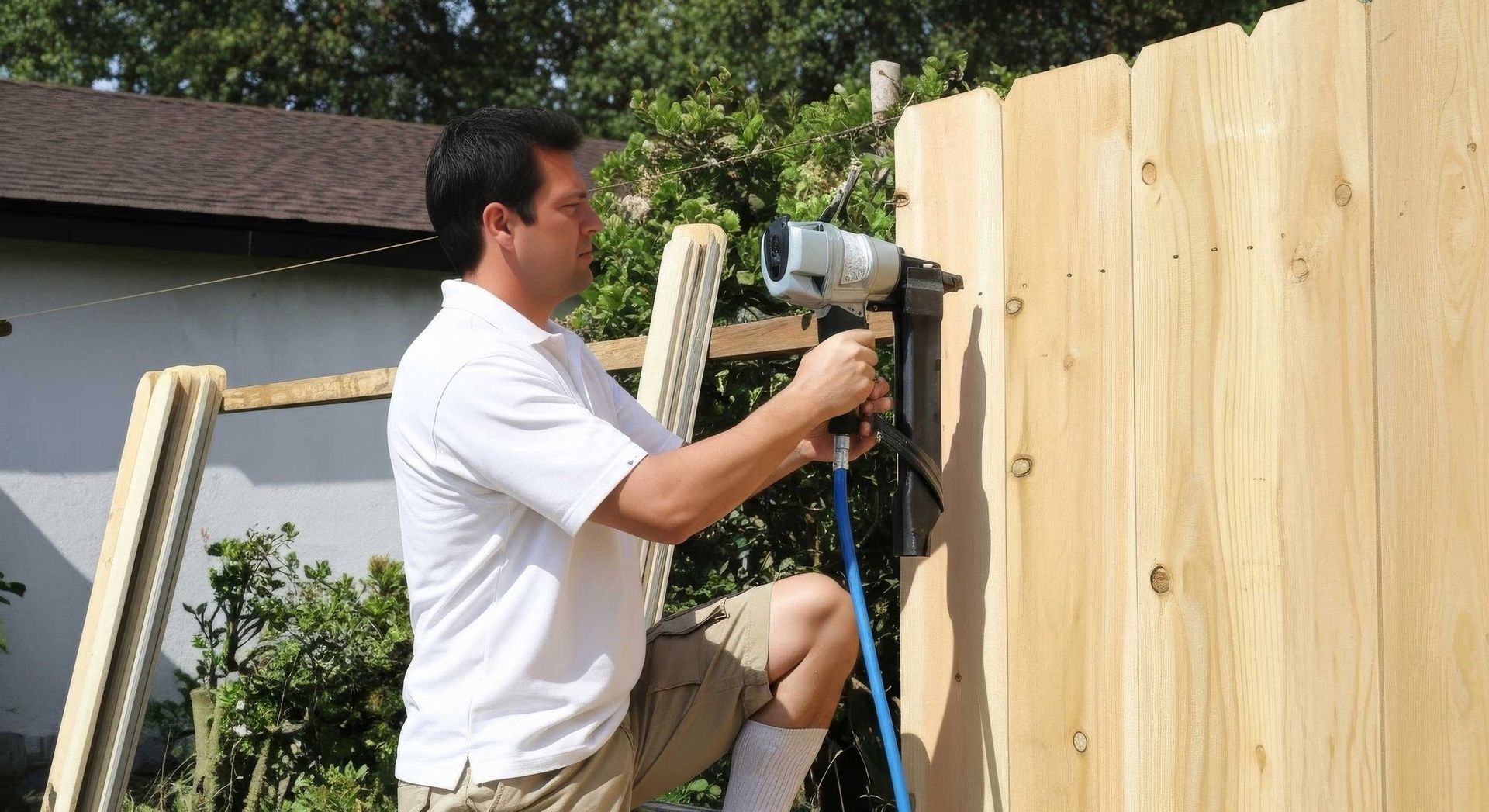 Fence Repair and Replacement Work for Residential Property in Eastern Heights
