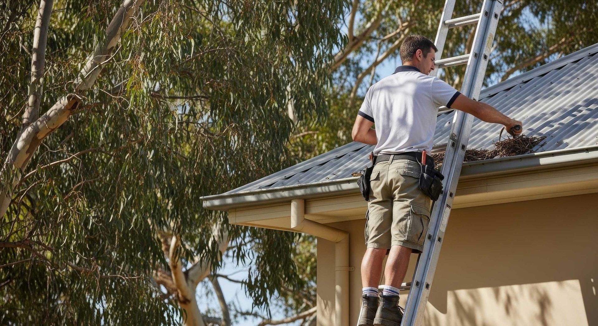 Gutter Cleaning and Roof Maintenance in Basin Pocket