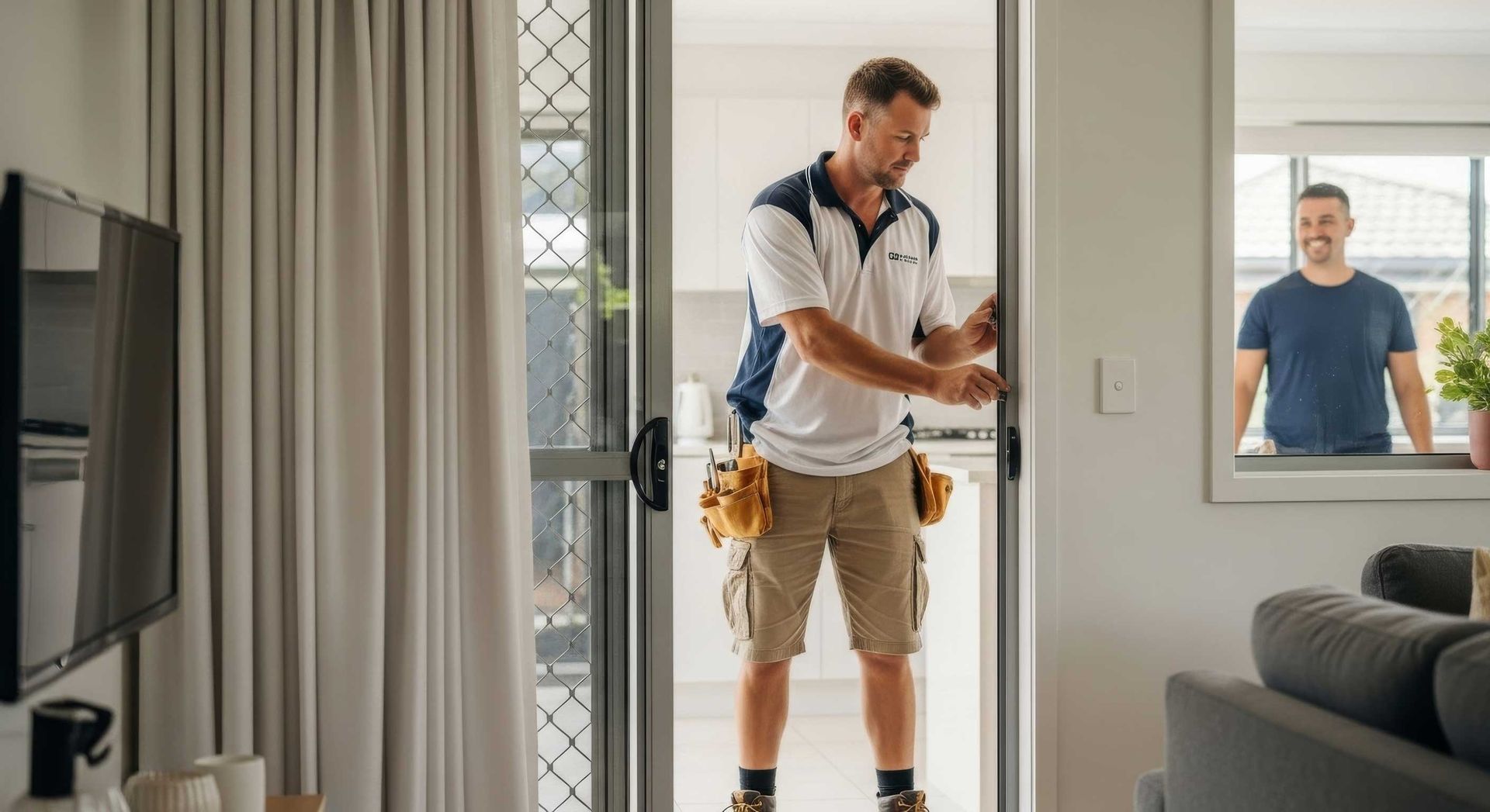 Handyman Repairing Gate in Ipswich