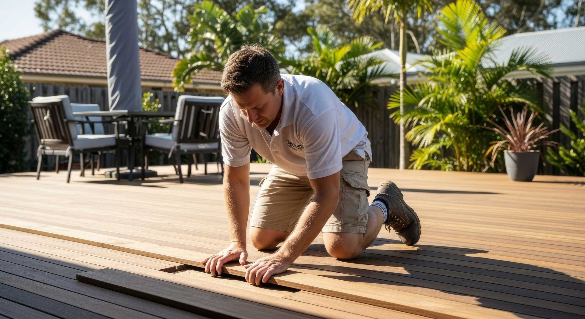 Patio Repair by Handyman in Collingwood Park