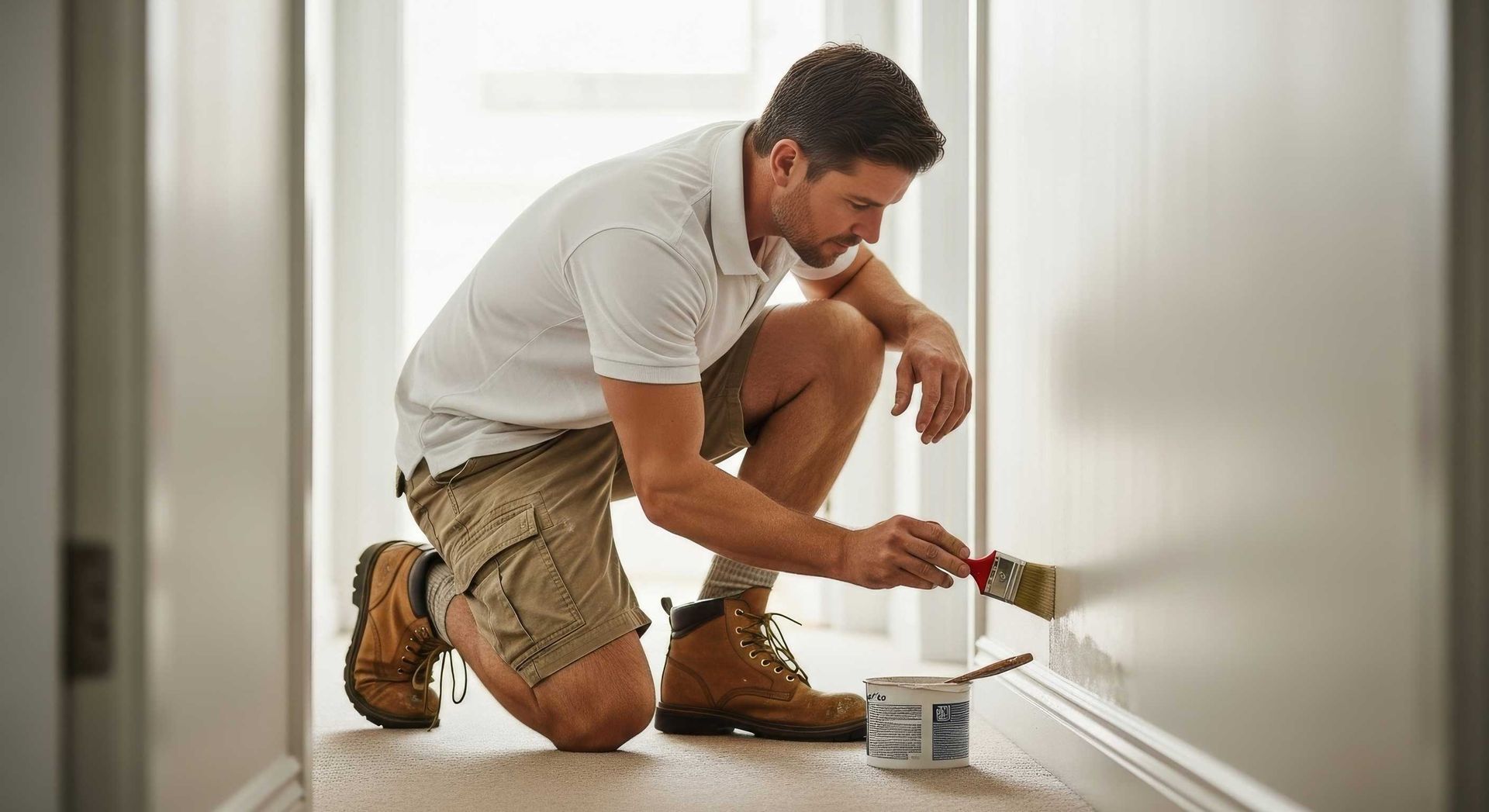 Plaster Wall Repair and Touch Up Work Inside a Home in Leichhardt