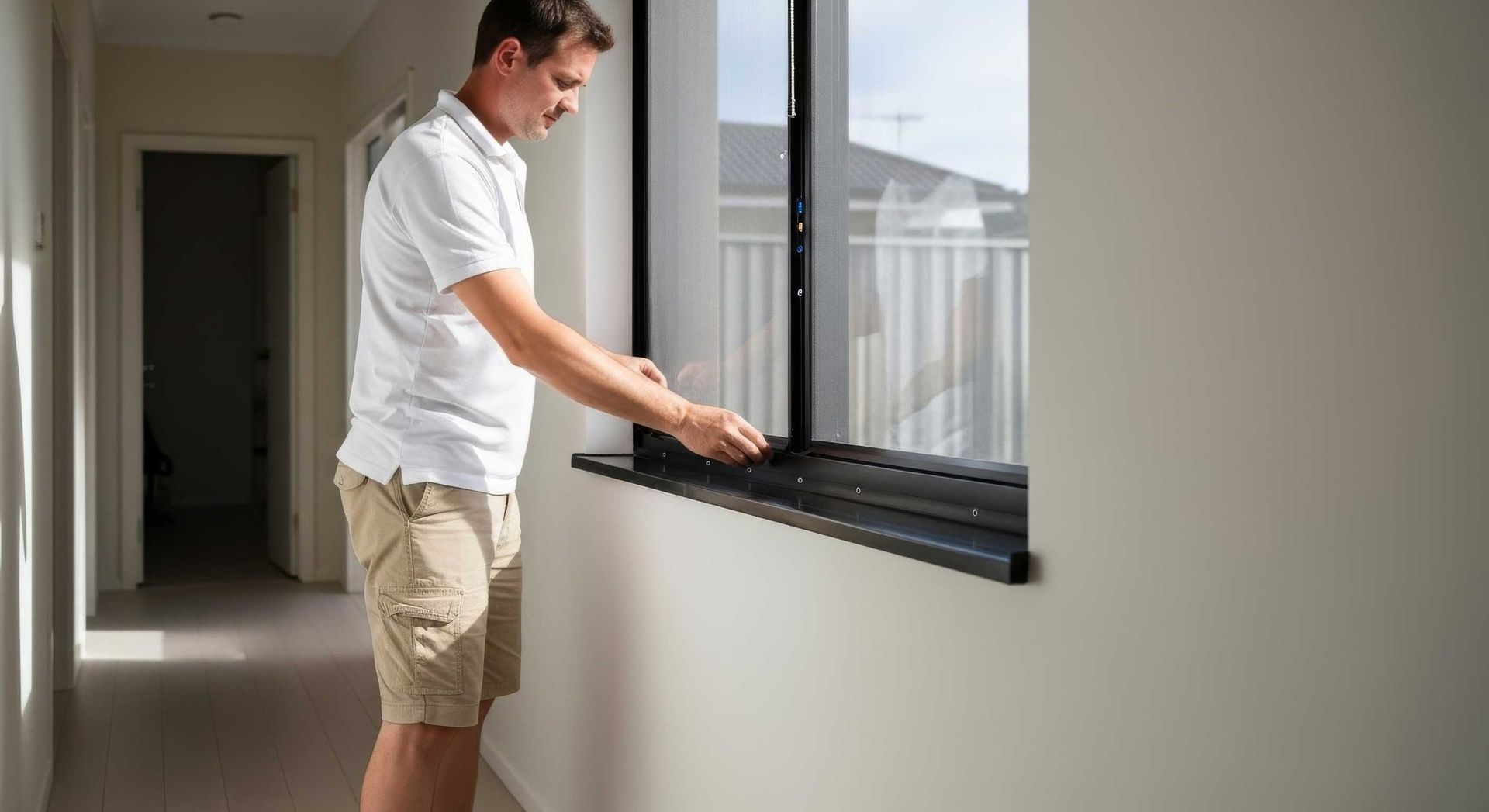 Professional Window Maintenance And Adjustment By Handyman In Karalee