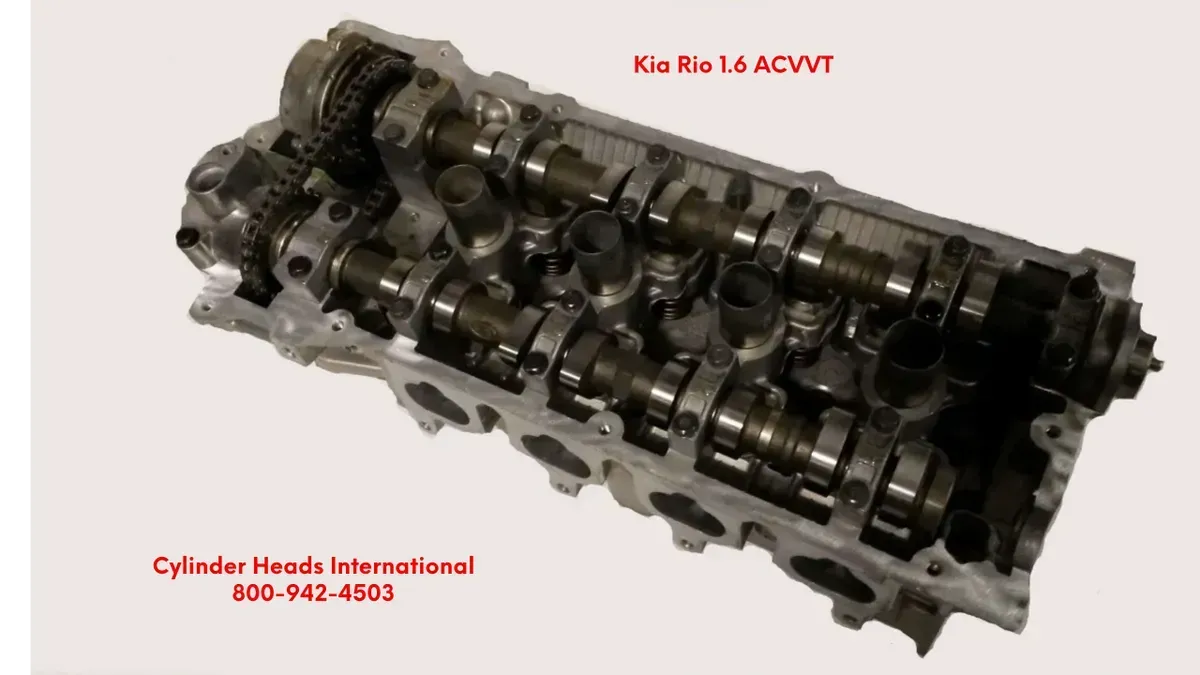 Hyundai Accent 1.6 Liter Rebuilt Cylinder Head 2006-2011 Acvvt