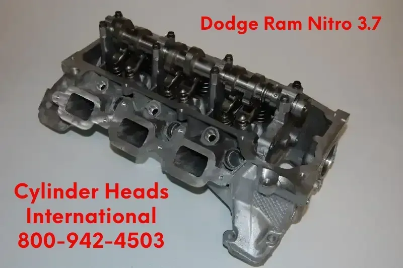 2004- Back Dodge ram Nitro 3.7 Sohc v-6 Rebuilt Cylinder Head