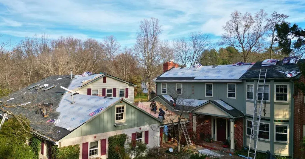 Residential asphalt shingle roof replacement in Upper Marlboro, Maryland