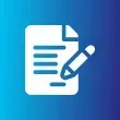 White document being signed icon
