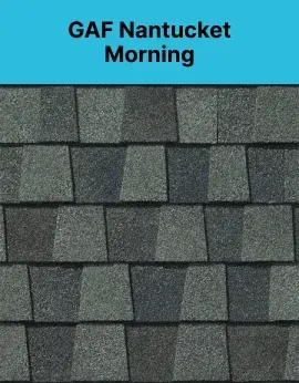 GAF Nantucket Morning shingle roof on a residential home in Maryland
