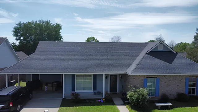 Asphalt shingle roof installation on Maryland residential home