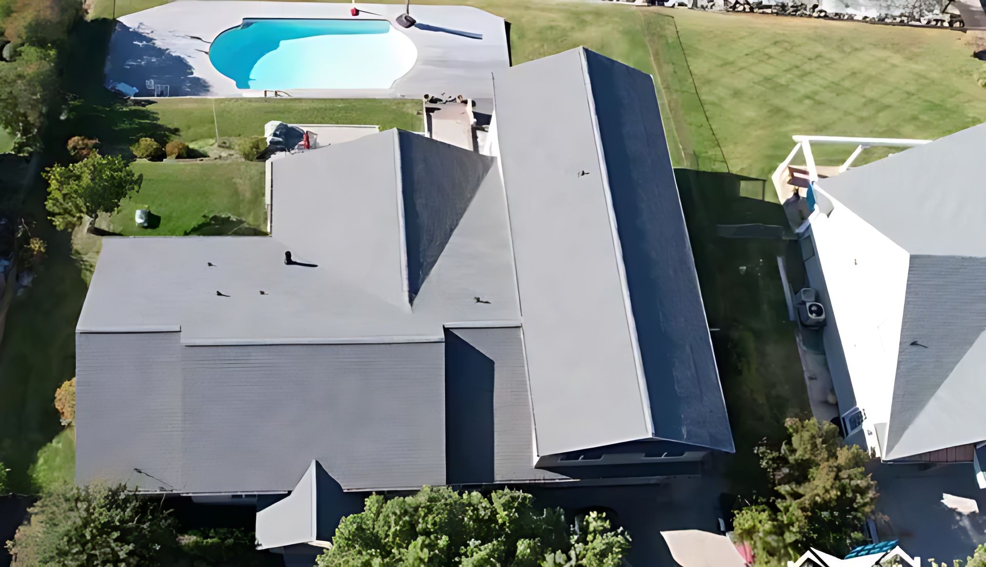 Shingle roof installation on a residential home in Centerville, Maryland