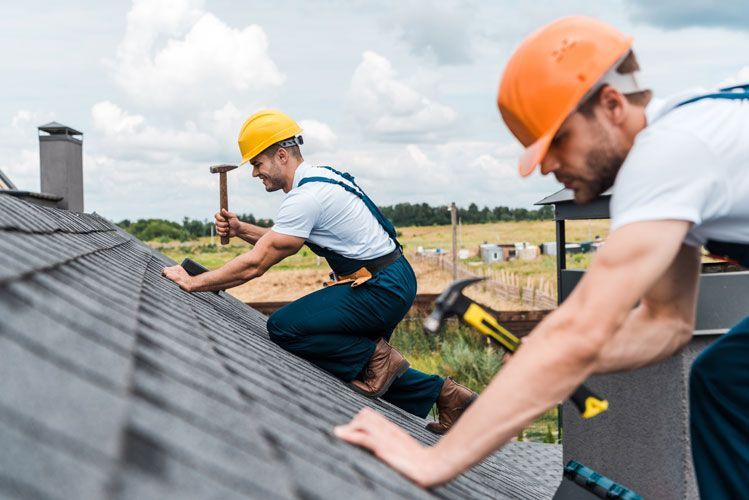 Asphalt roof installation in Maryland