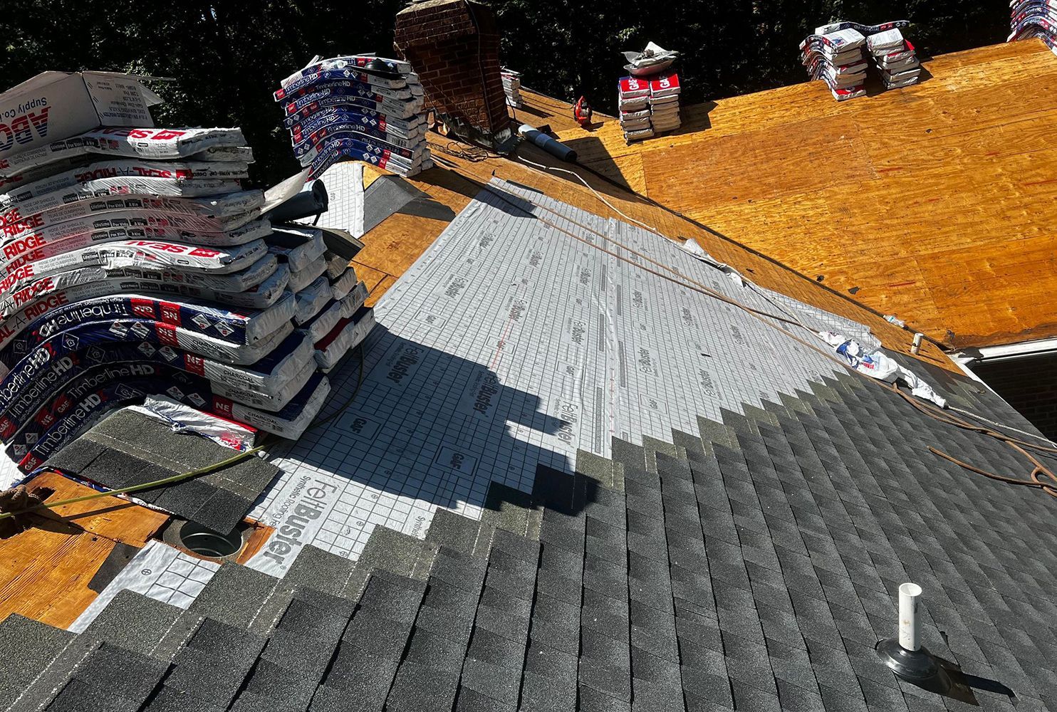 Residential roof replacement and underlayment in Silver Spring, MD