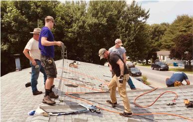 Residential roof replacement in Edgewater, MD