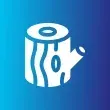 Rotting wood damage icon