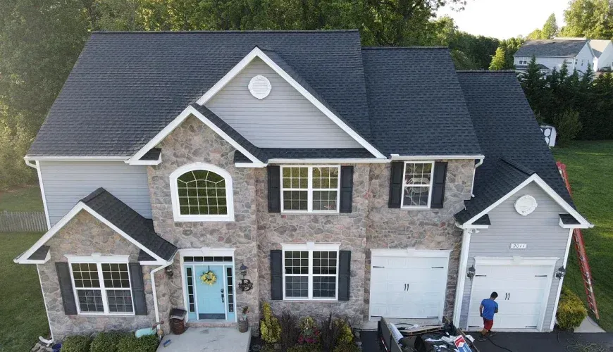 Window replacement on a residential home in Maryland