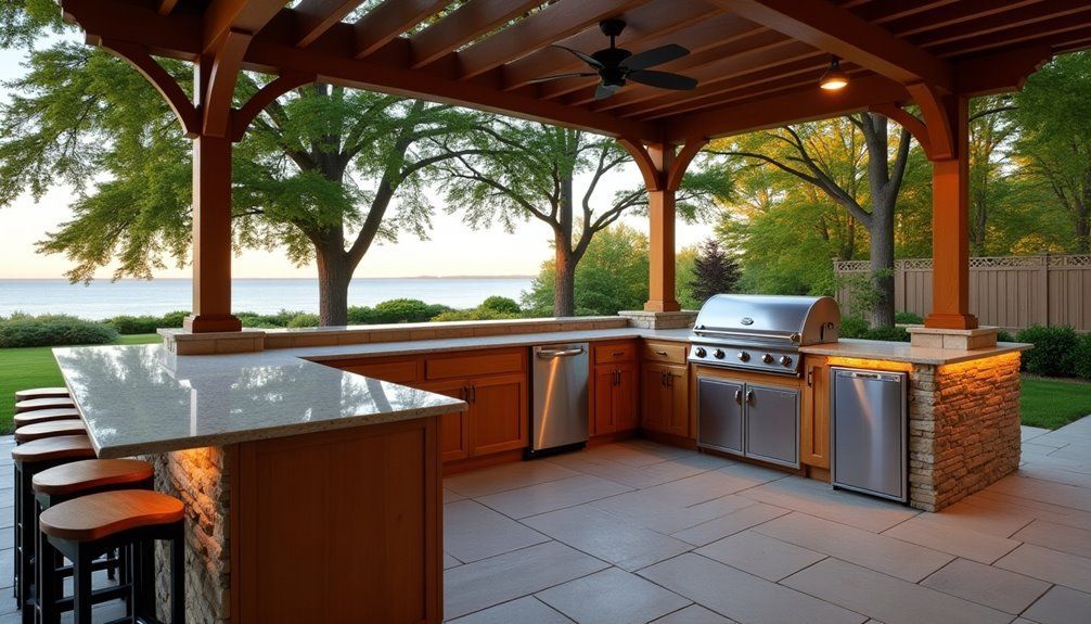 Kitchen remodel detail in Shorewood Hills, WI by Bella Domicile