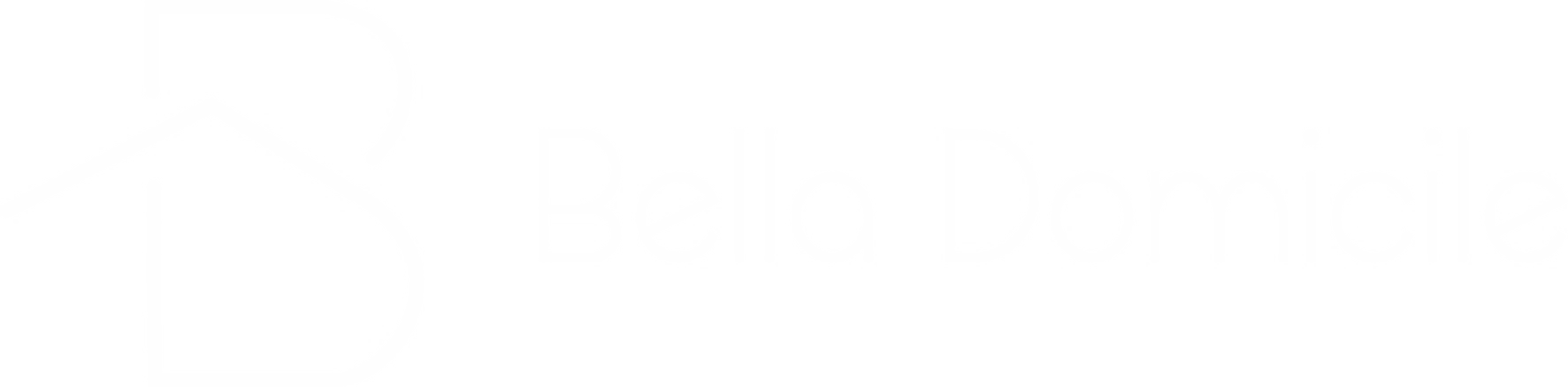 Bella Domicile white logo