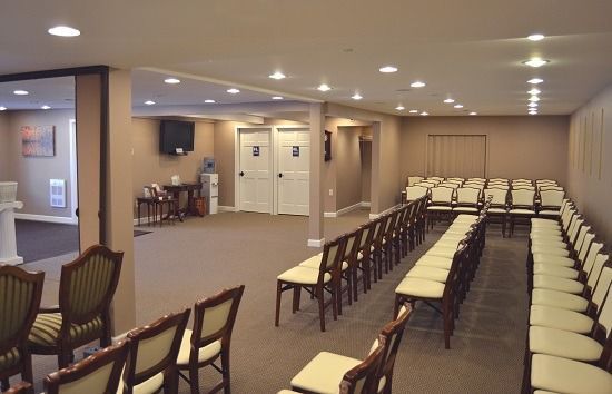 Interior of Shifler location with Parise Family Funeral Care