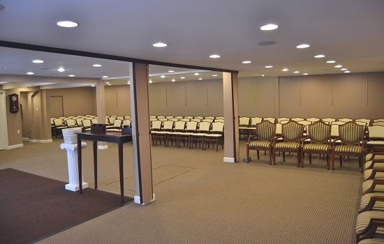 Interior of Shifler location with Parise Family Funeral Care