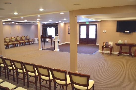 Interior of Shifler location with Parise Family Funeral Care