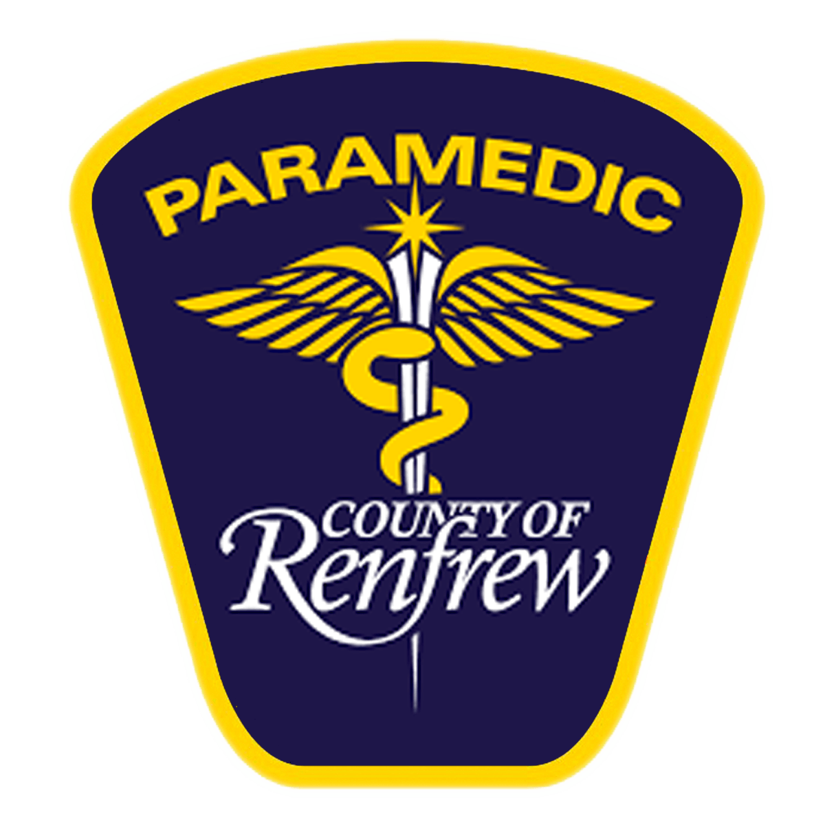 A paramedic patch for the county of renfrew