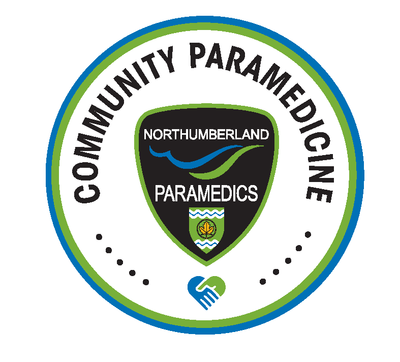 The logo for community paramedicine north humberland paramedics