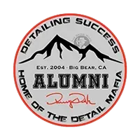 A logo for detailing success alumni home of the detail mafia