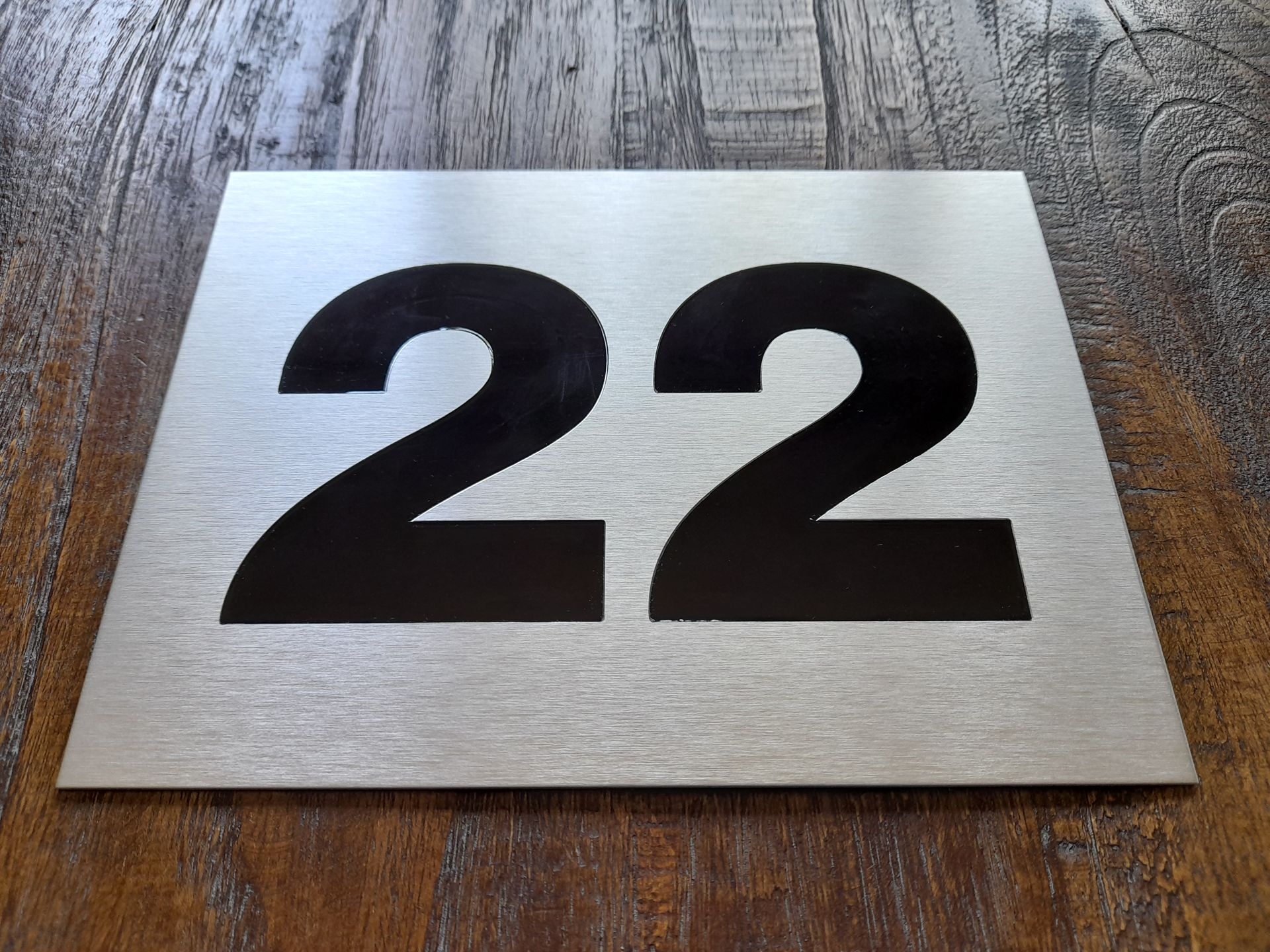 Gepersonaliseerd Bord - Zelfklevend, Voor CIN-code, 10x2.5cm, Bordeaux