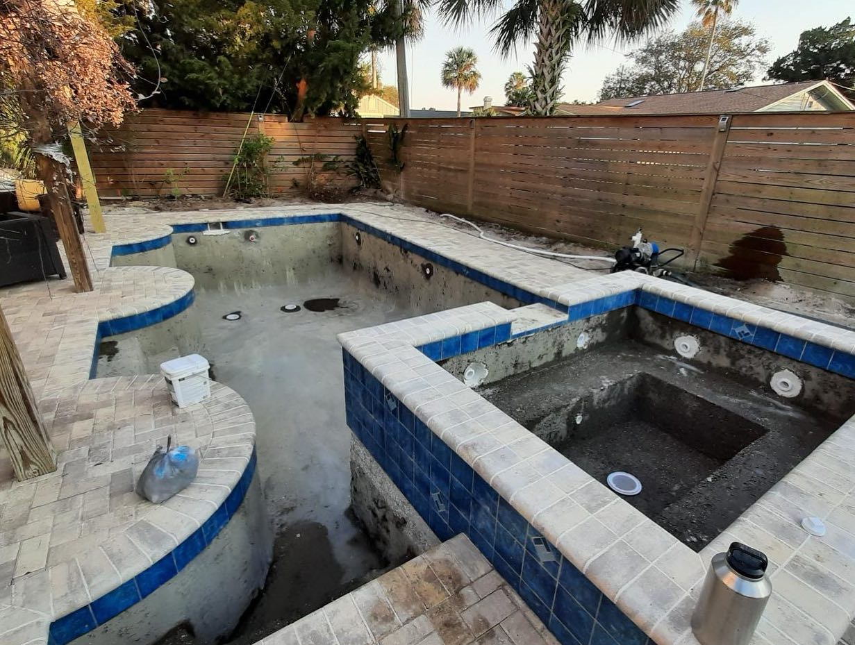 Pool Under Renovation — Gainesville, FL — Southern Escapes LLC