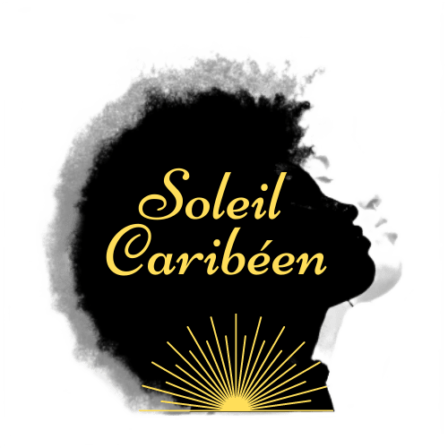 Silhouette d'une personne avec une coupe afro, texte 