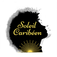 Silhouette d'une personne avec une coupe afro, texte 