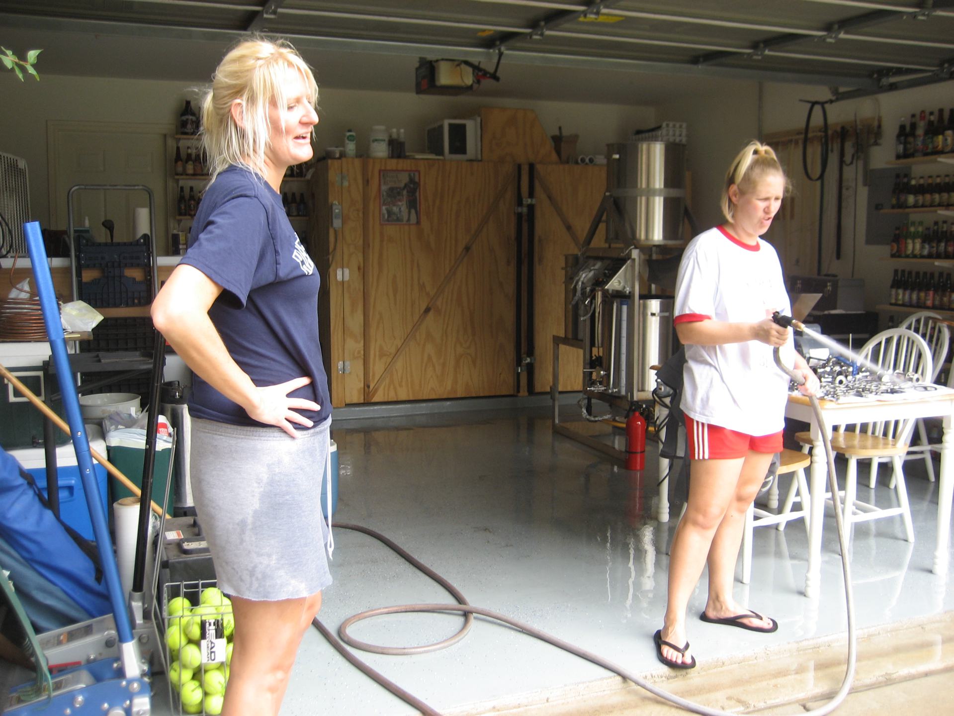 Two Women Cleaning