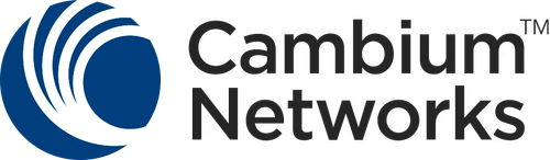 Cambium Networks logo: Blue and white graphic with text