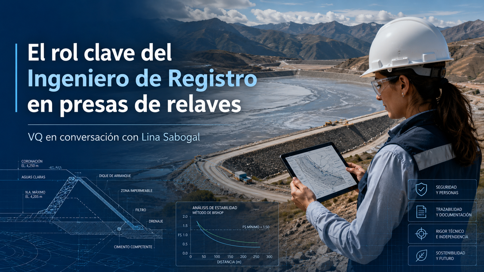 Ingeniero de Registro en presas de relaves