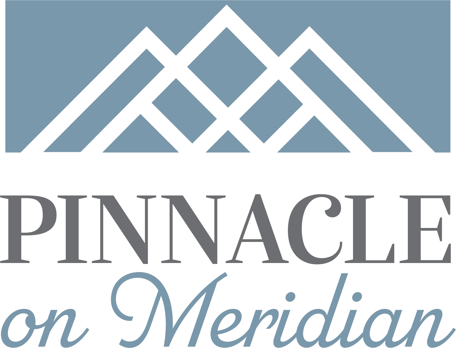 Pinnacle on Meridian Logo - header, go to homepage