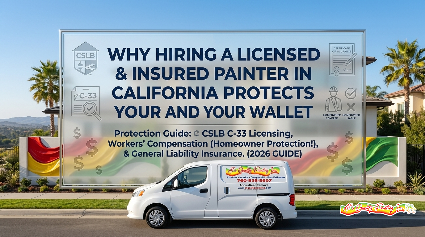 Why Hire a Licensed Insured Painter in California