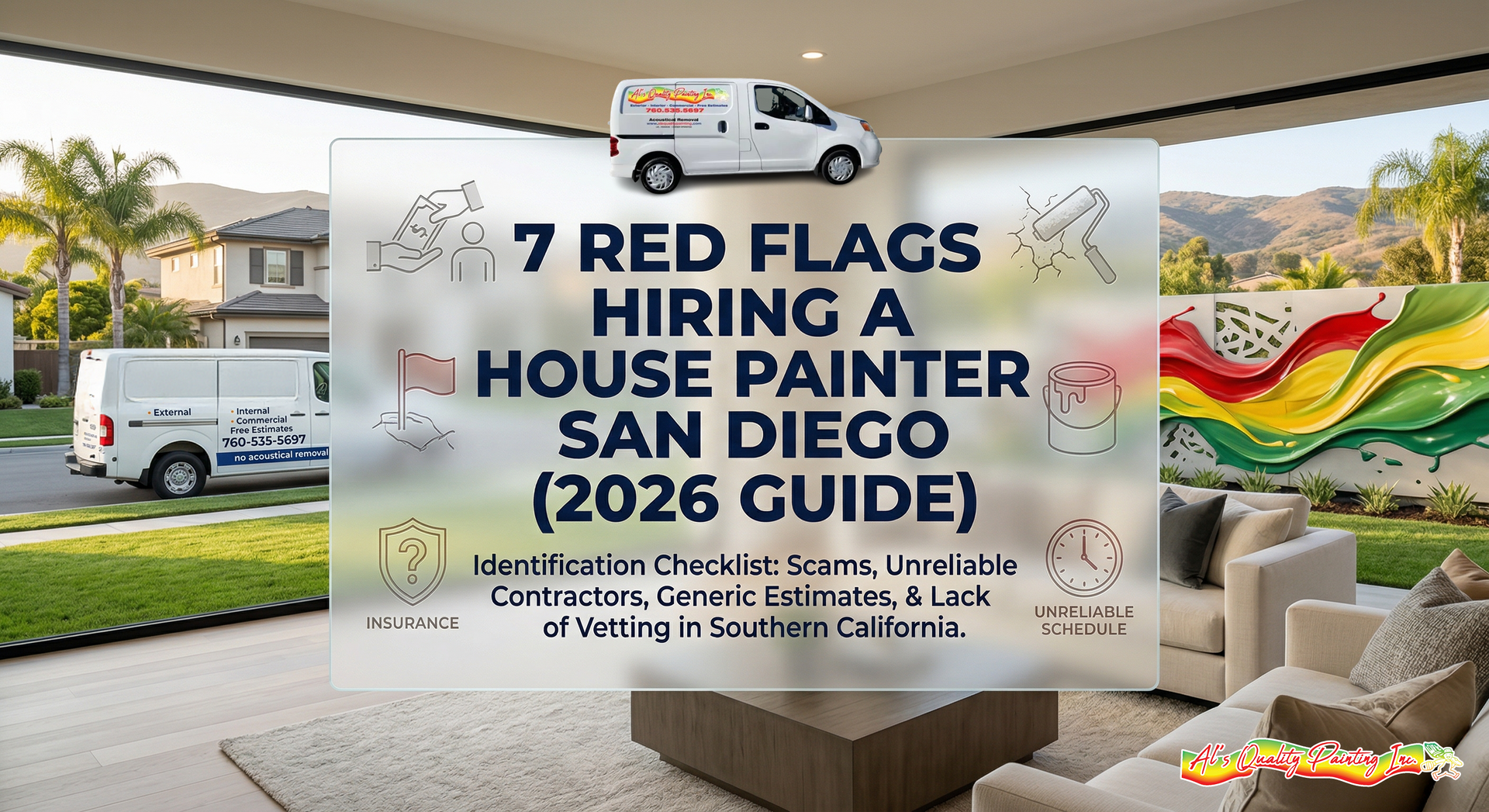 7 Red Flags Hiring a House Painter in San Diego