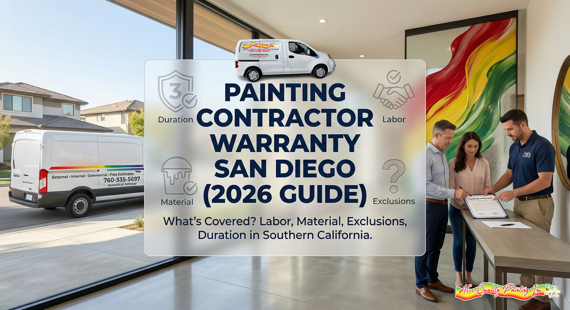 Painting Contractor Warranty in San Diego