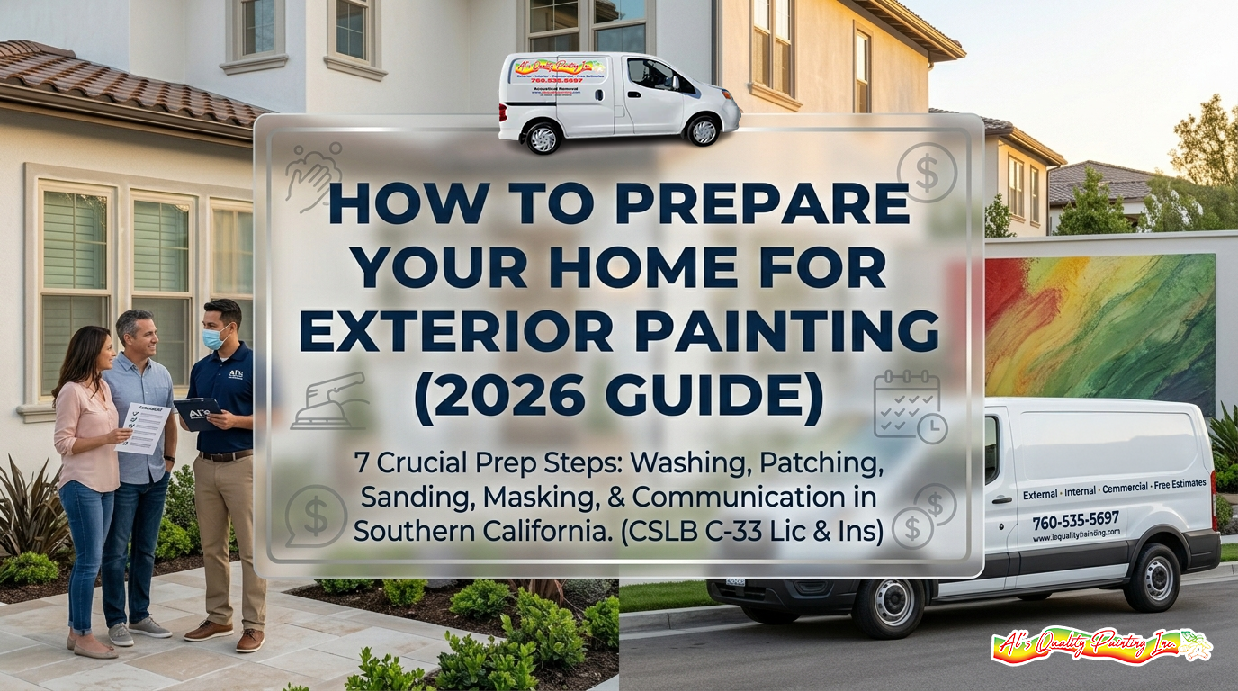 Prepare Your Home for Exterior Painting San Diego